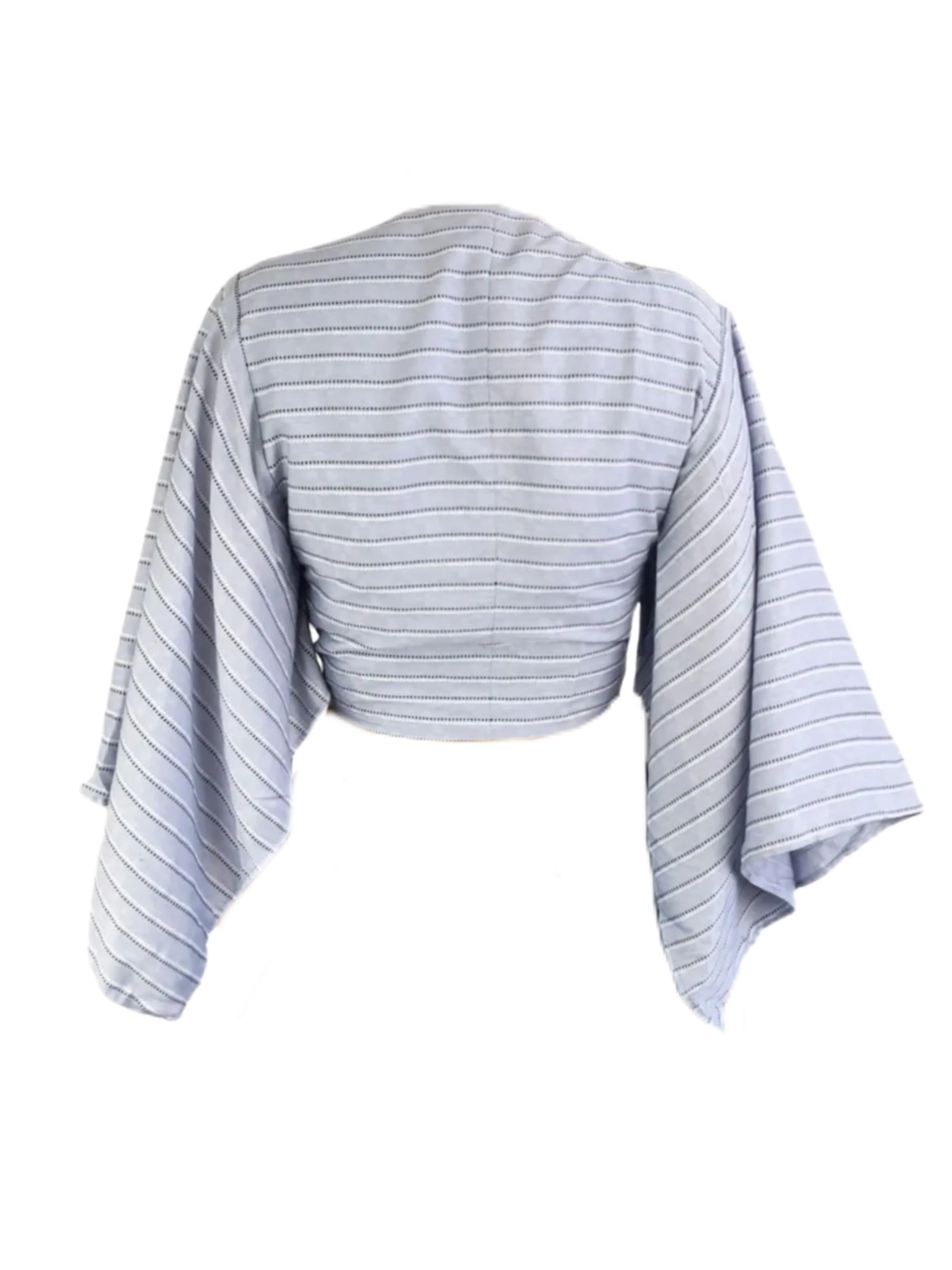 MADISON THE LABEL Women's Blue Long Kimono Sleeve Top #MS0229 X-Small NWT