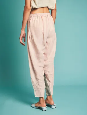 Manan   I   Naoki Stripe Pants - Blush  Border Collection
