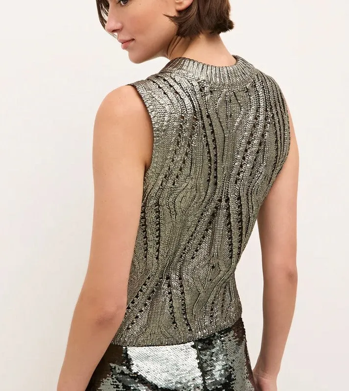 Marie Oliver McGuire Top - Evergreen
