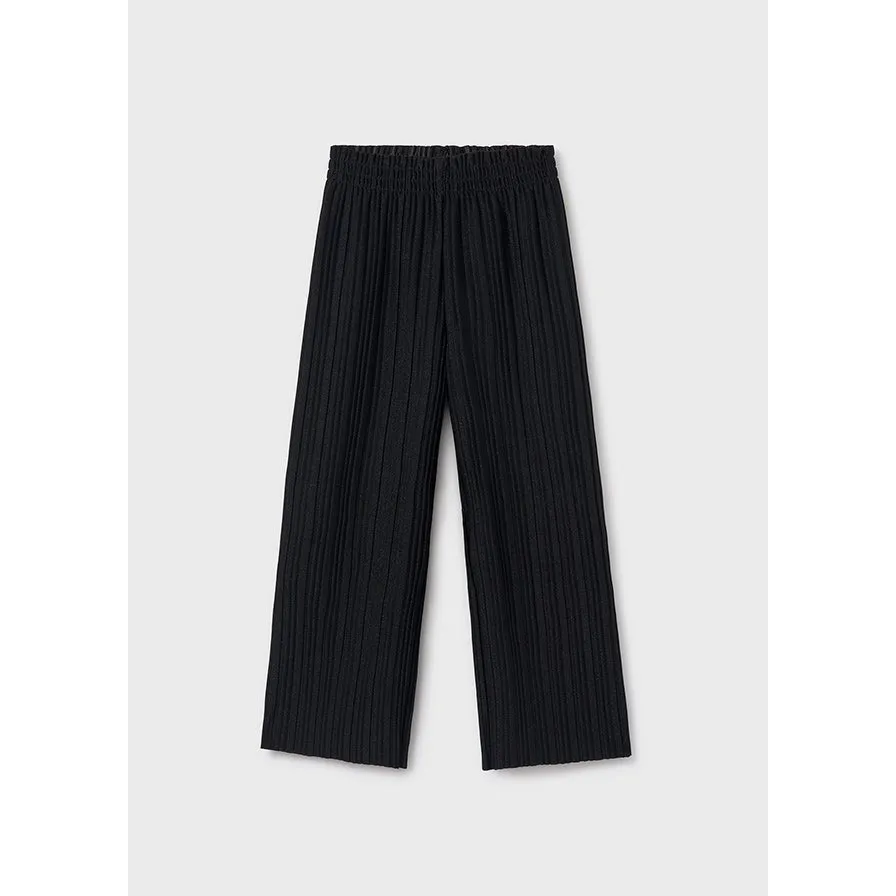 Mayoral Black Pleated Pants