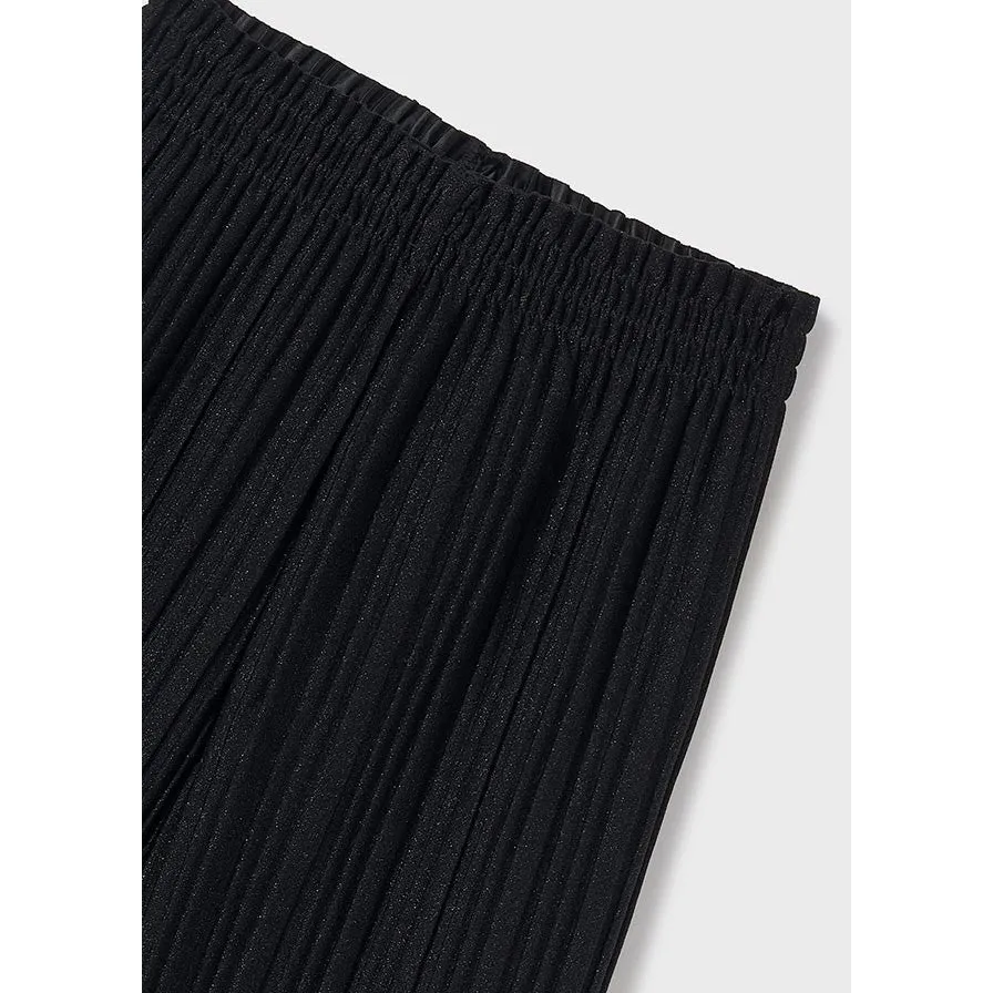 Mayoral Black Pleated Pants