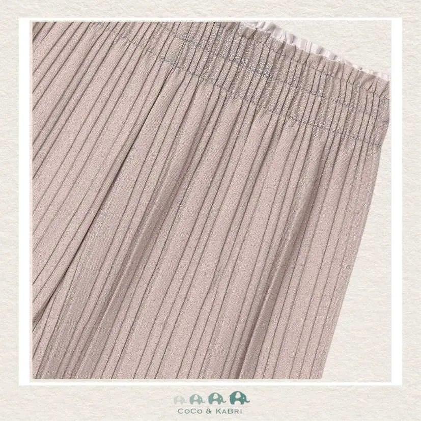 Mayoral Girls Pleated Pants - Champagne