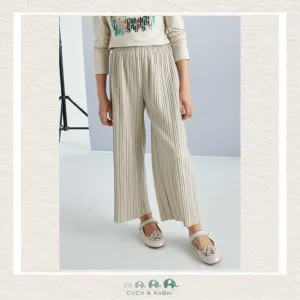 Mayoral Girls Pleated Pants - Champagne