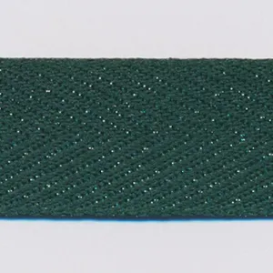 Metallic Herringbone Ribbon #39 Dark Green