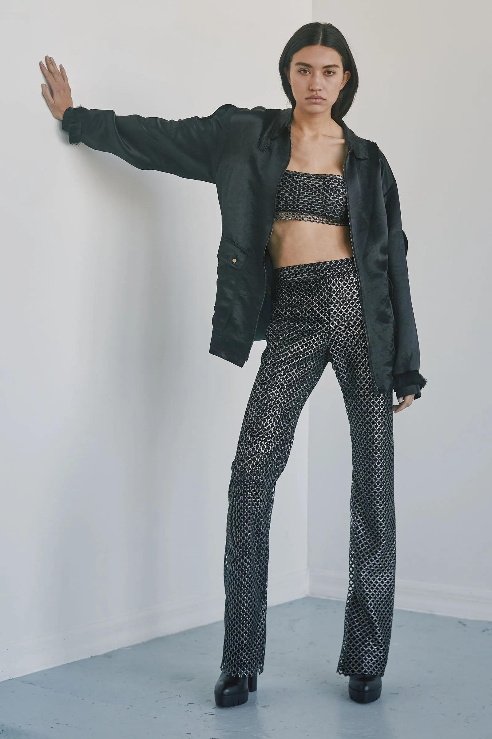 Metallic Mermaid Legging - SILVER