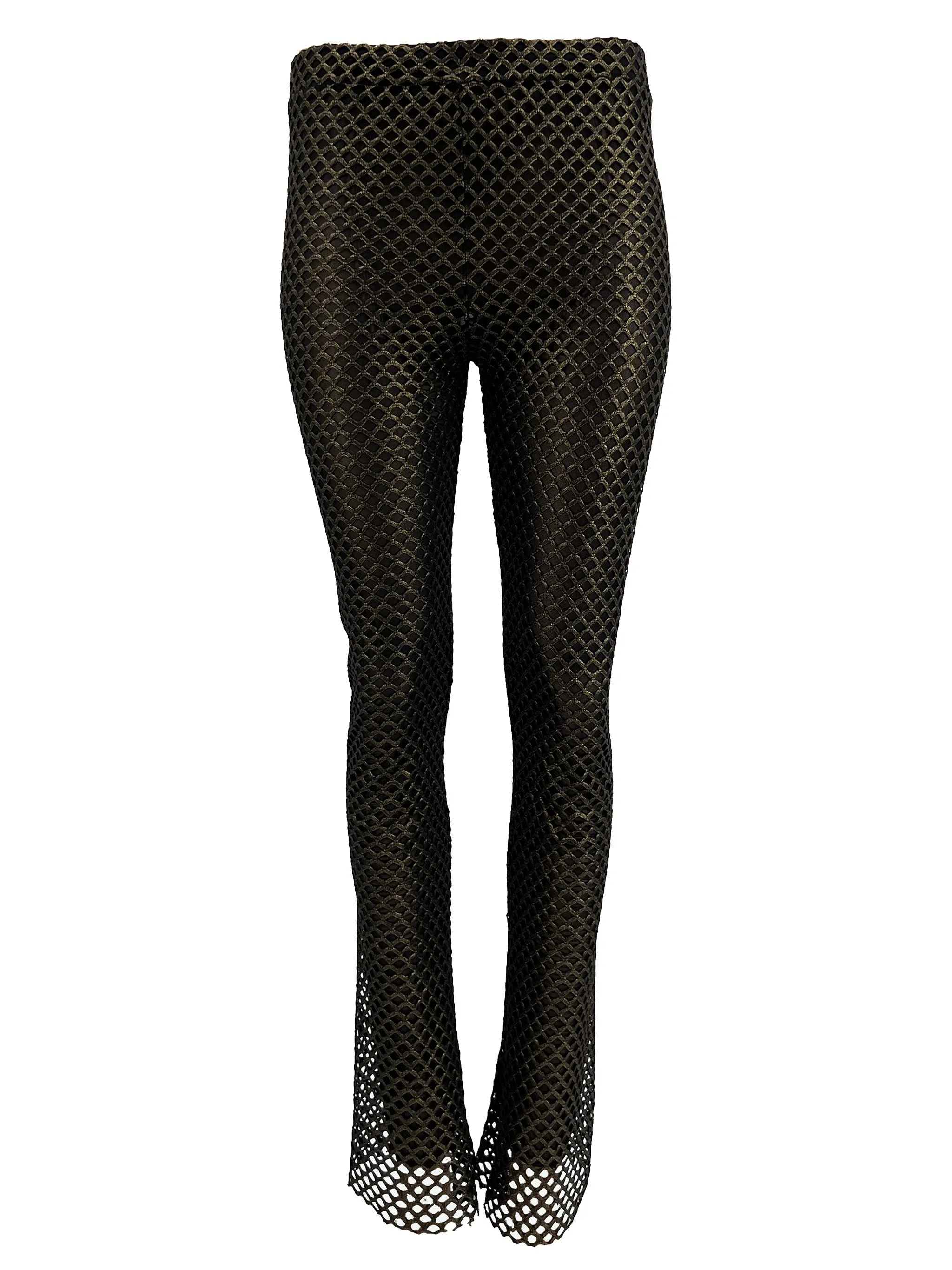 Metallic Mermaid Leggings- GOLD