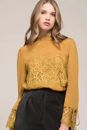 MOON RIVER Lace Detail Long