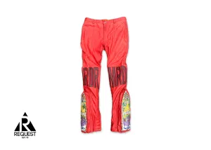 MRDR Moto Leather Pants "Red"