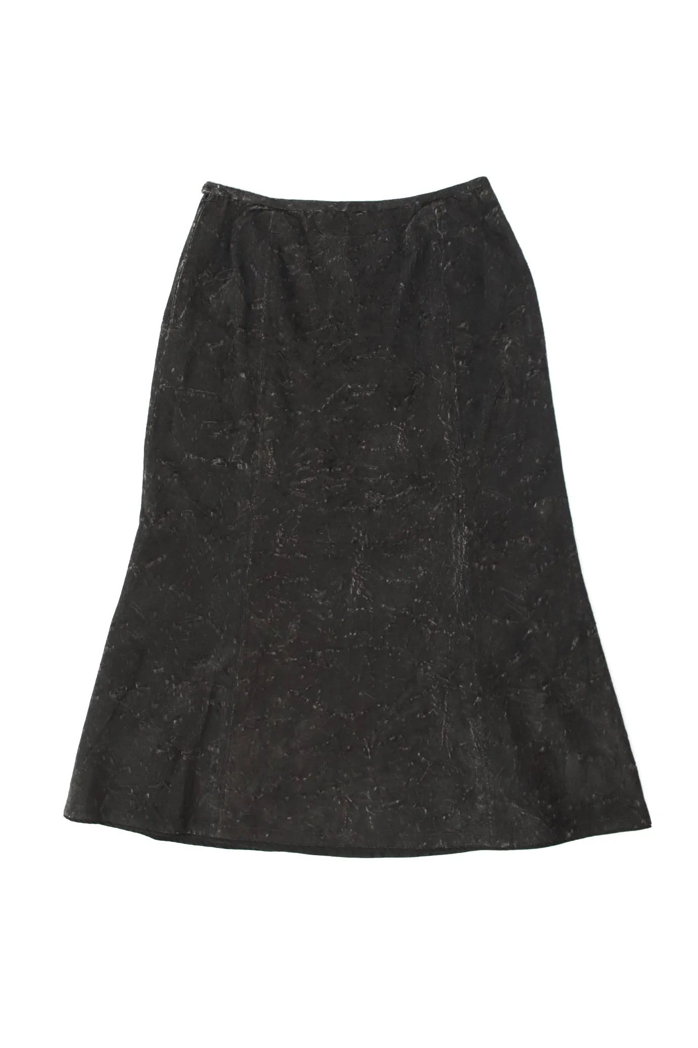 Nobu Nakano Distressed Faux Fur Trim Skirt Set