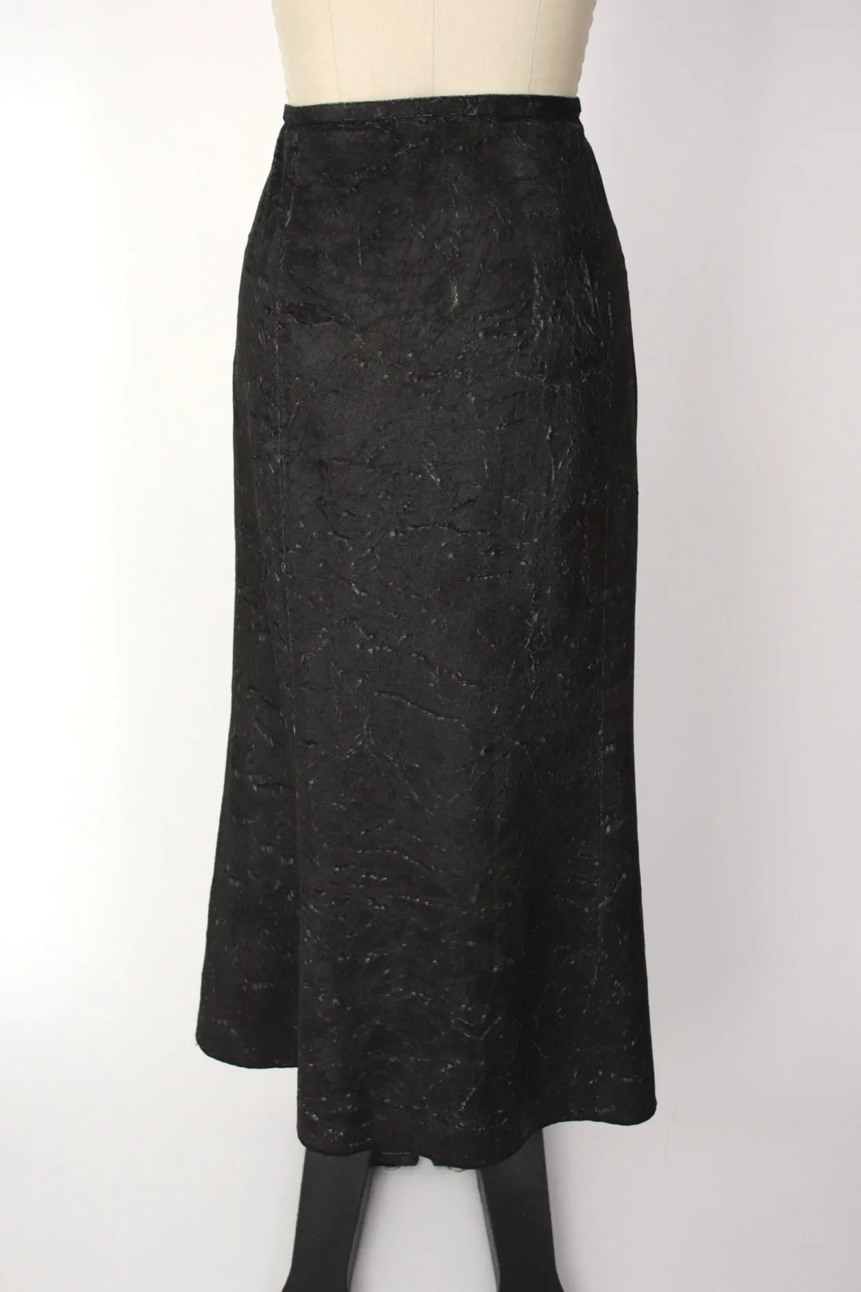 Nobu Nakano Distressed Faux Fur Trim Skirt Set
