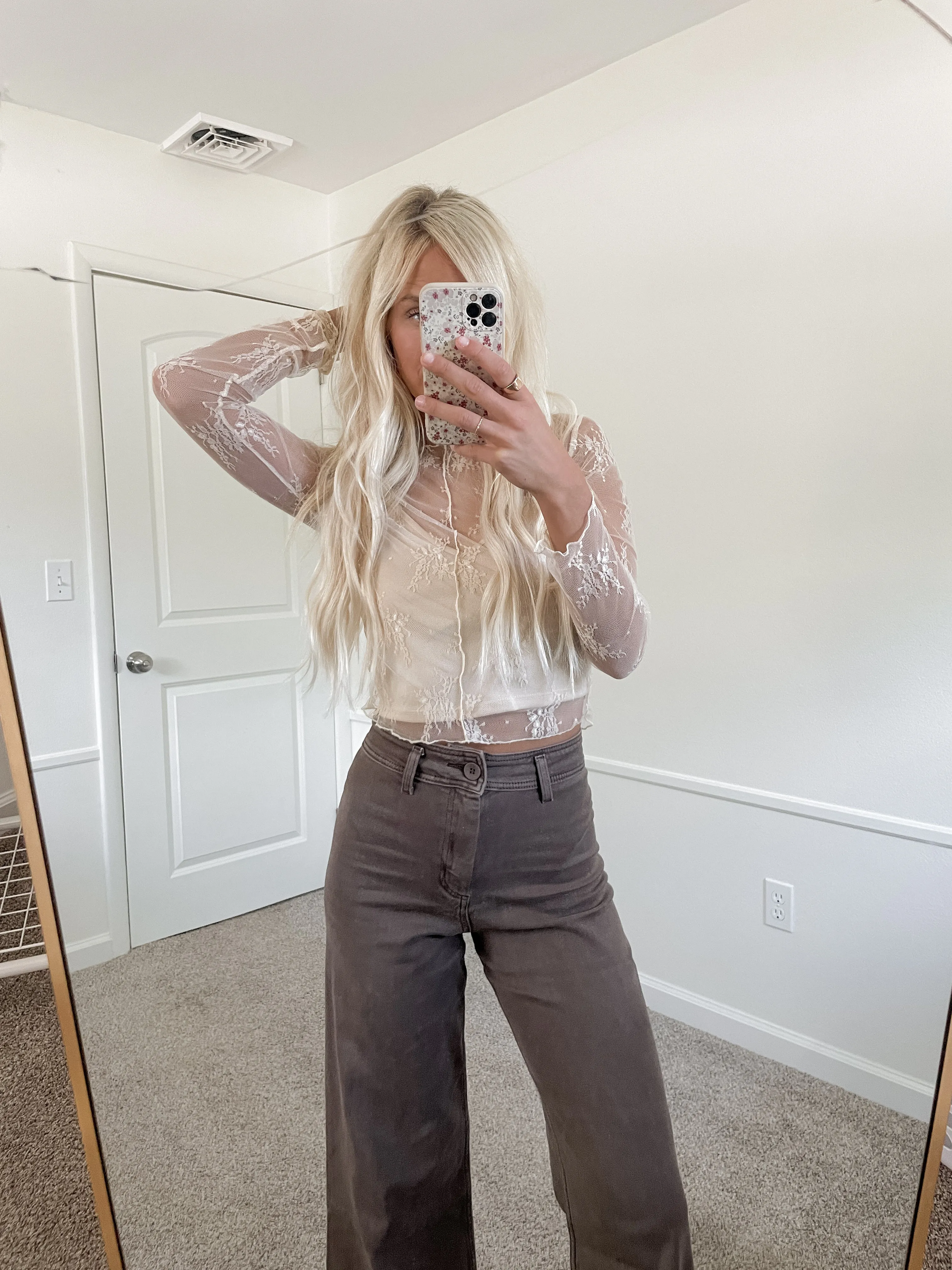 Oaklynn Cream Lace Top