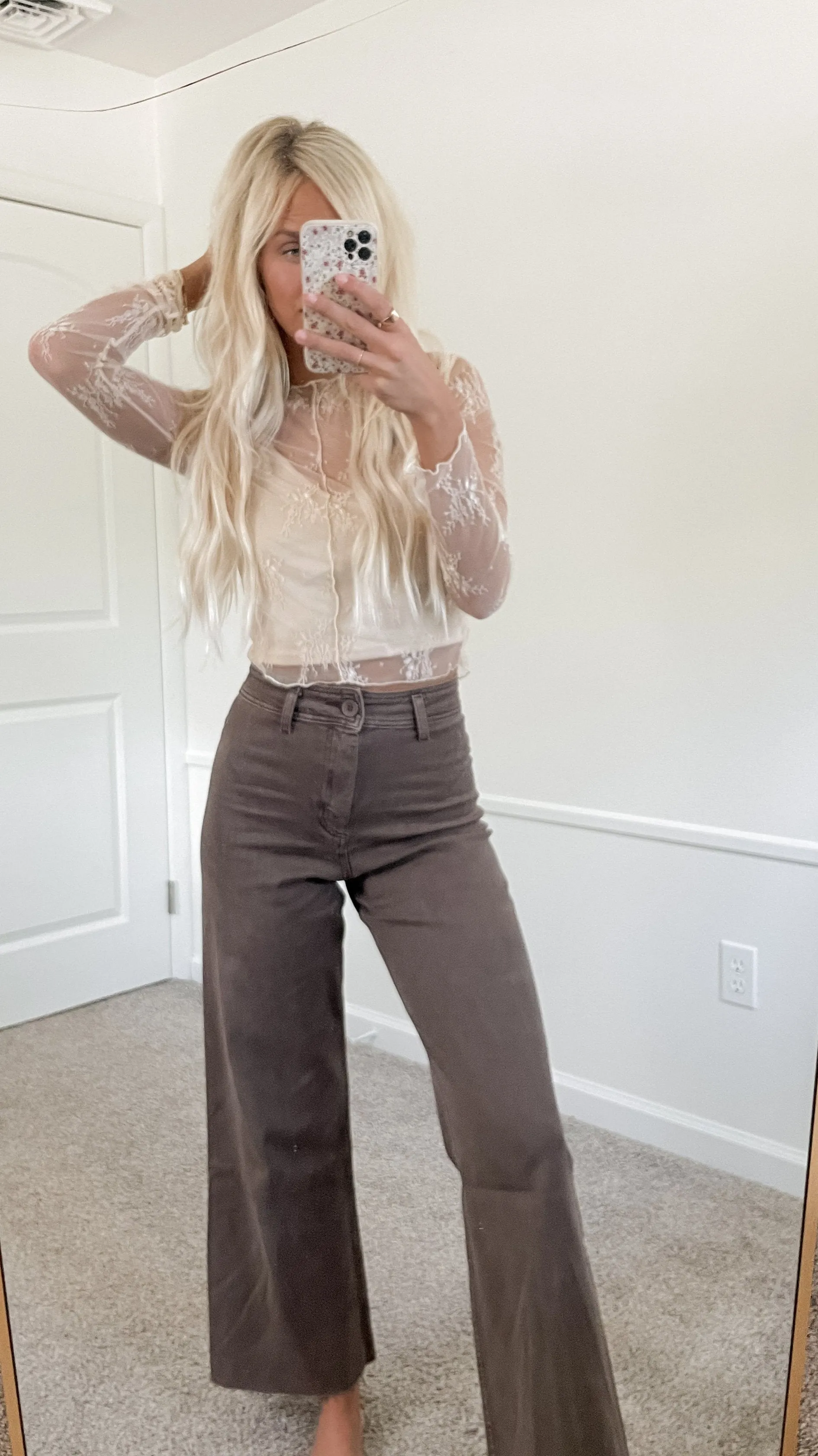 Oaklynn Cream Lace Top
