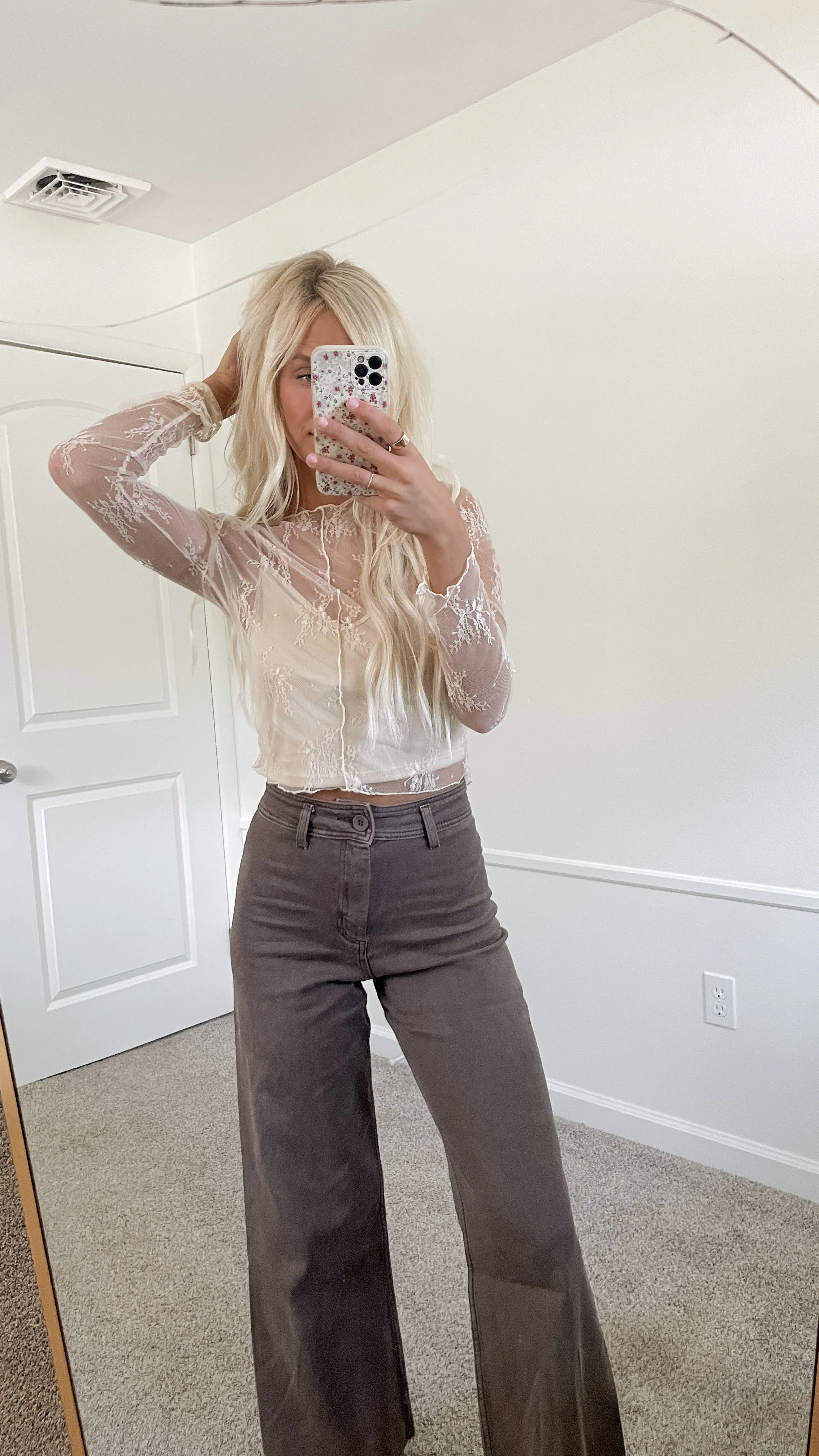 Oaklynn Cream Lace Top