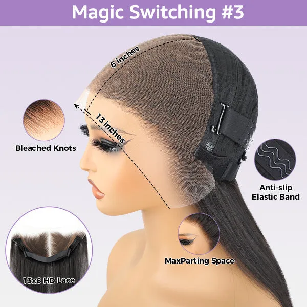 OQ Hair Body Wave Replaceable Zip Lace Tops For Block Wig