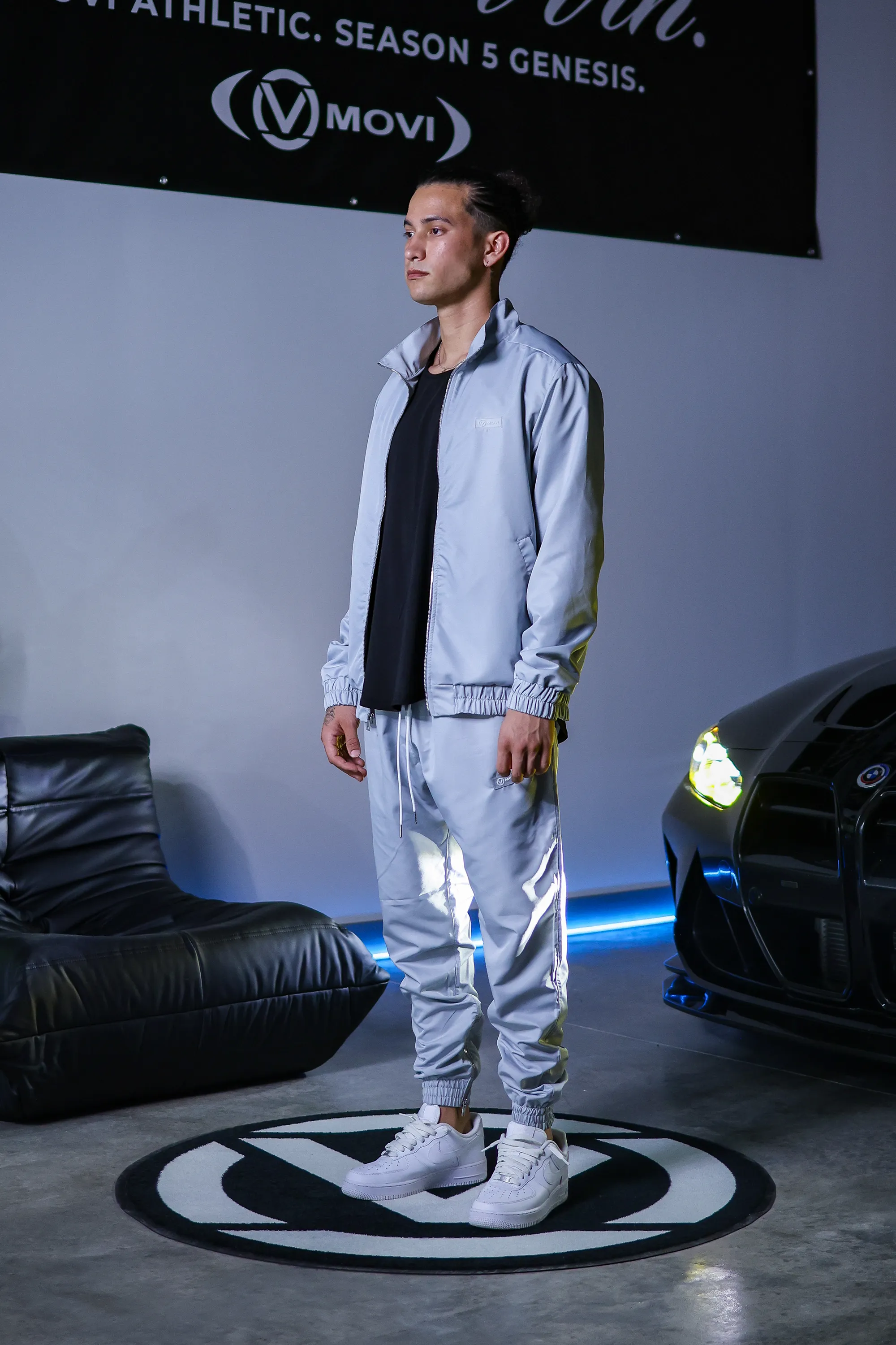 ORIGIN GLOW TRACK PANTS - MOONLIGHT GREY