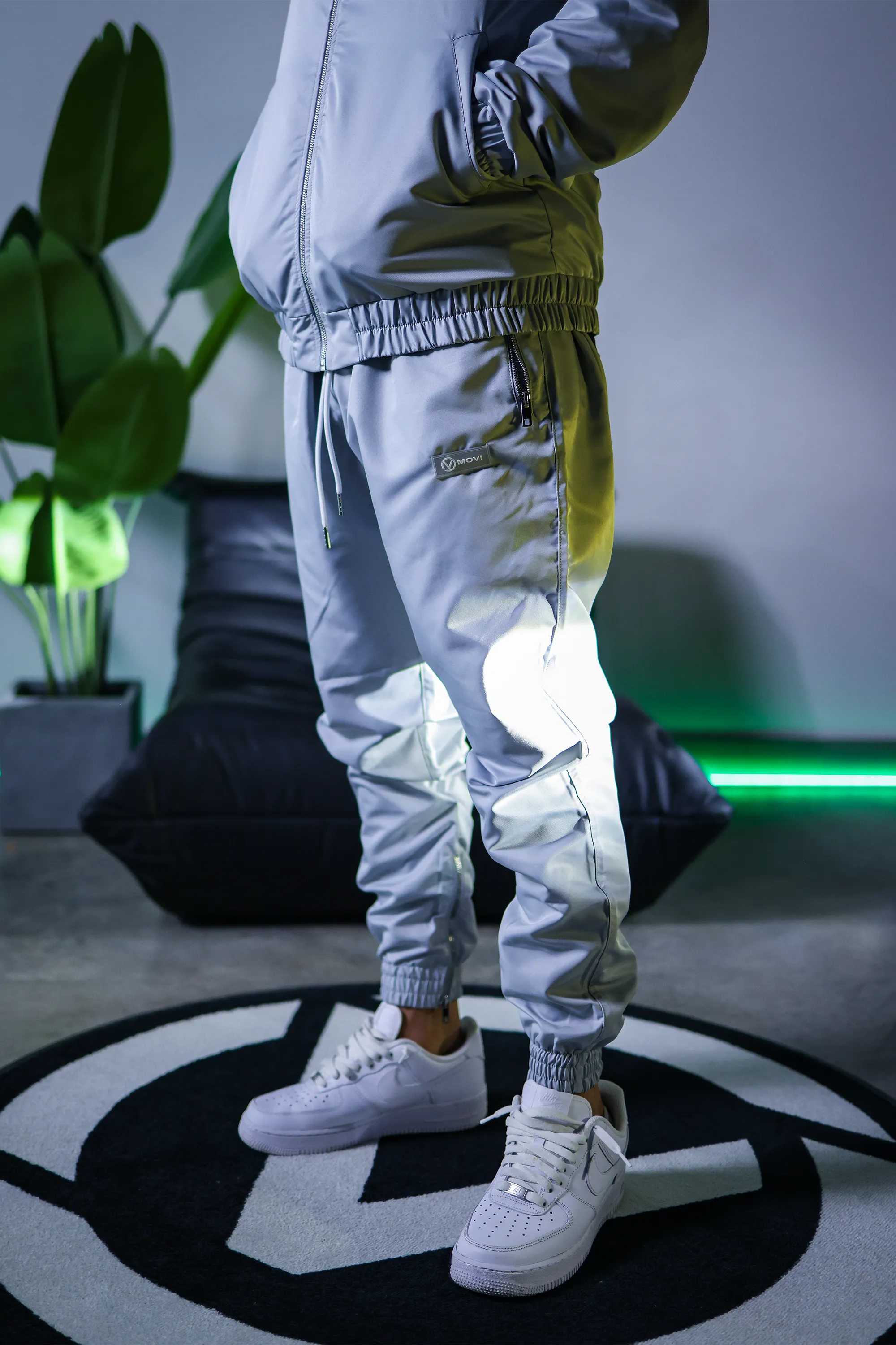 ORIGIN GLOW TRACK PANTS - MOONLIGHT GREY