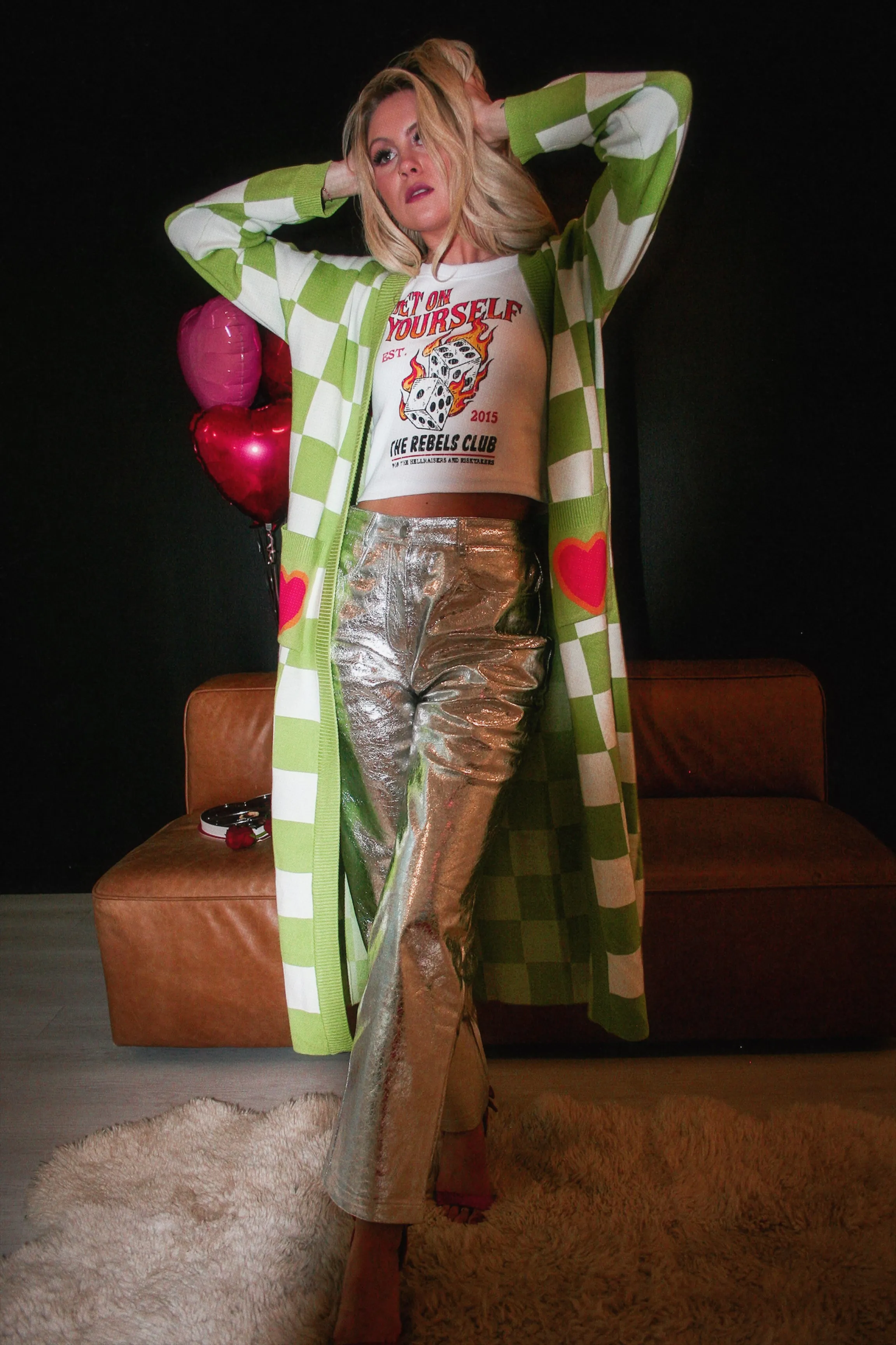 Out Of This World Metallic Pants