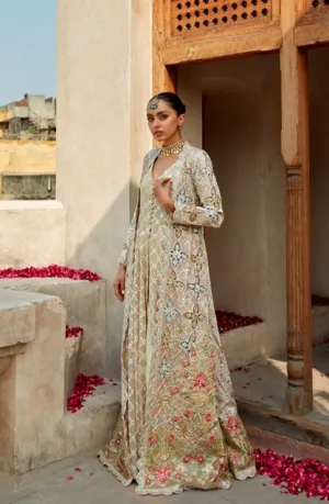 Pakistani Wedding Dress in Embellished Jacket Style