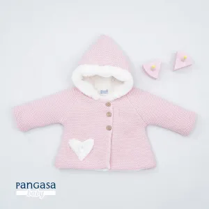 Pangasa Powder Pink Sweetheart Knitted Jacket