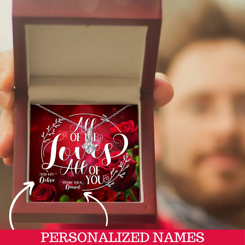 Personalized Names All Of Me Sparkling Necklace