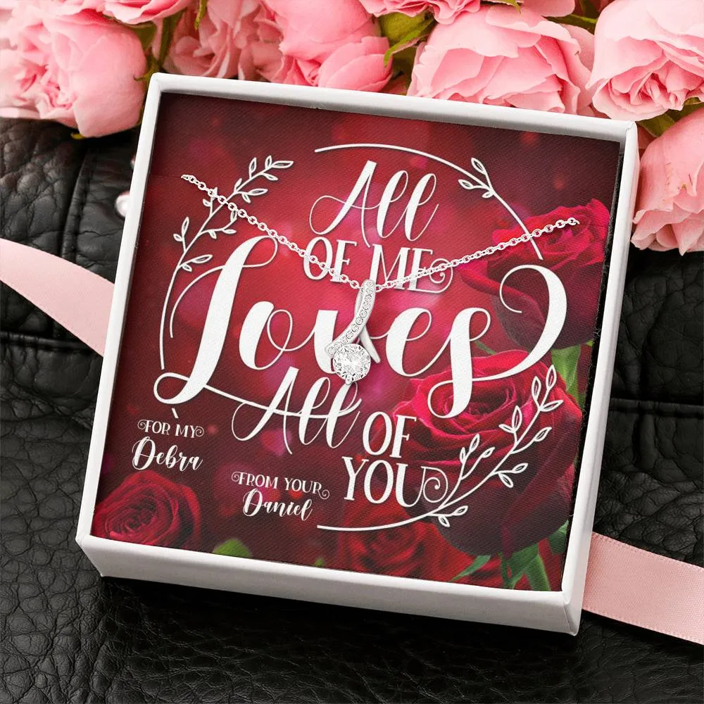 Personalized Names All Of Me Sparkling Necklace