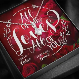 Personalized Names All Of Me Sparkling Necklace
