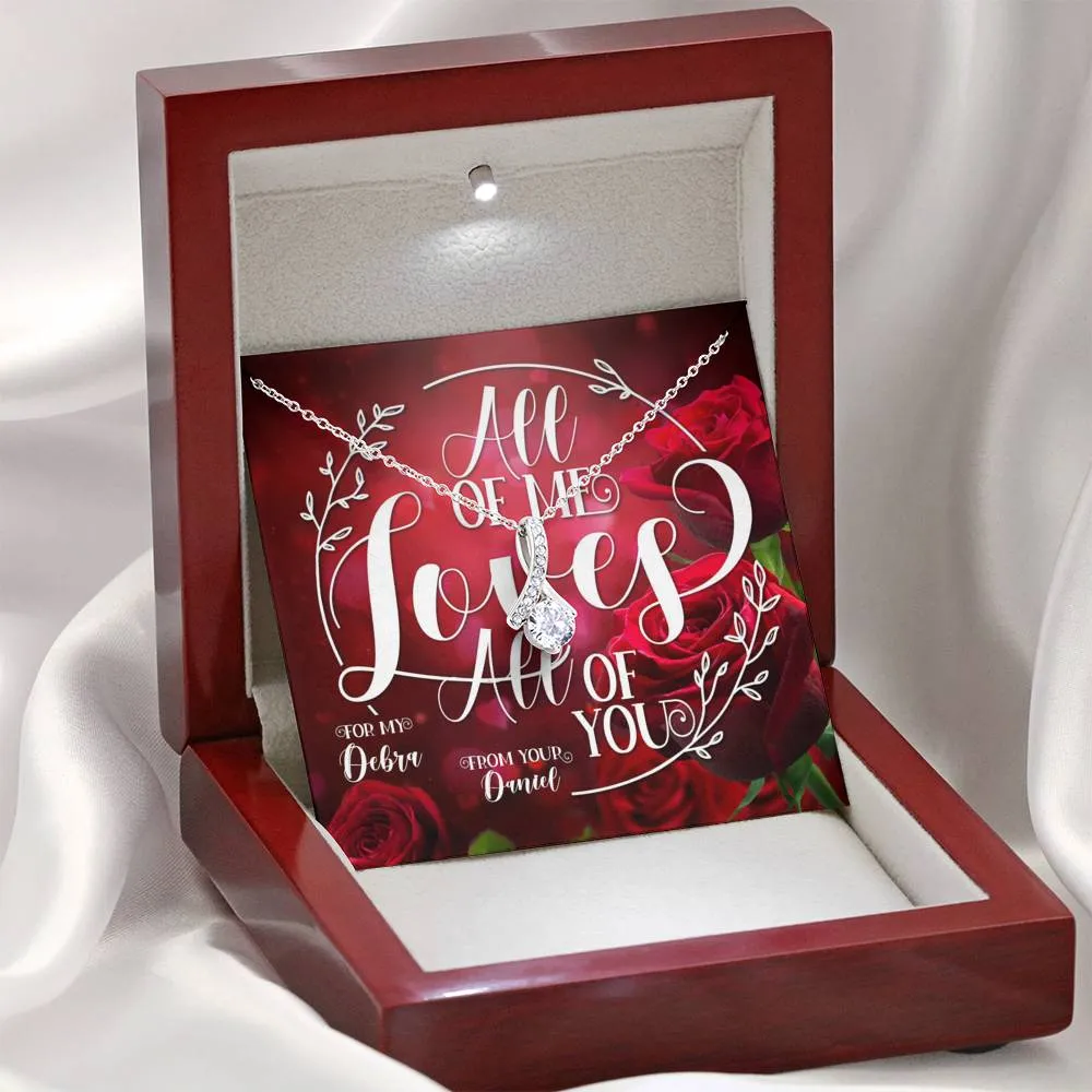 Personalized Names All Of Me Sparkling Necklace