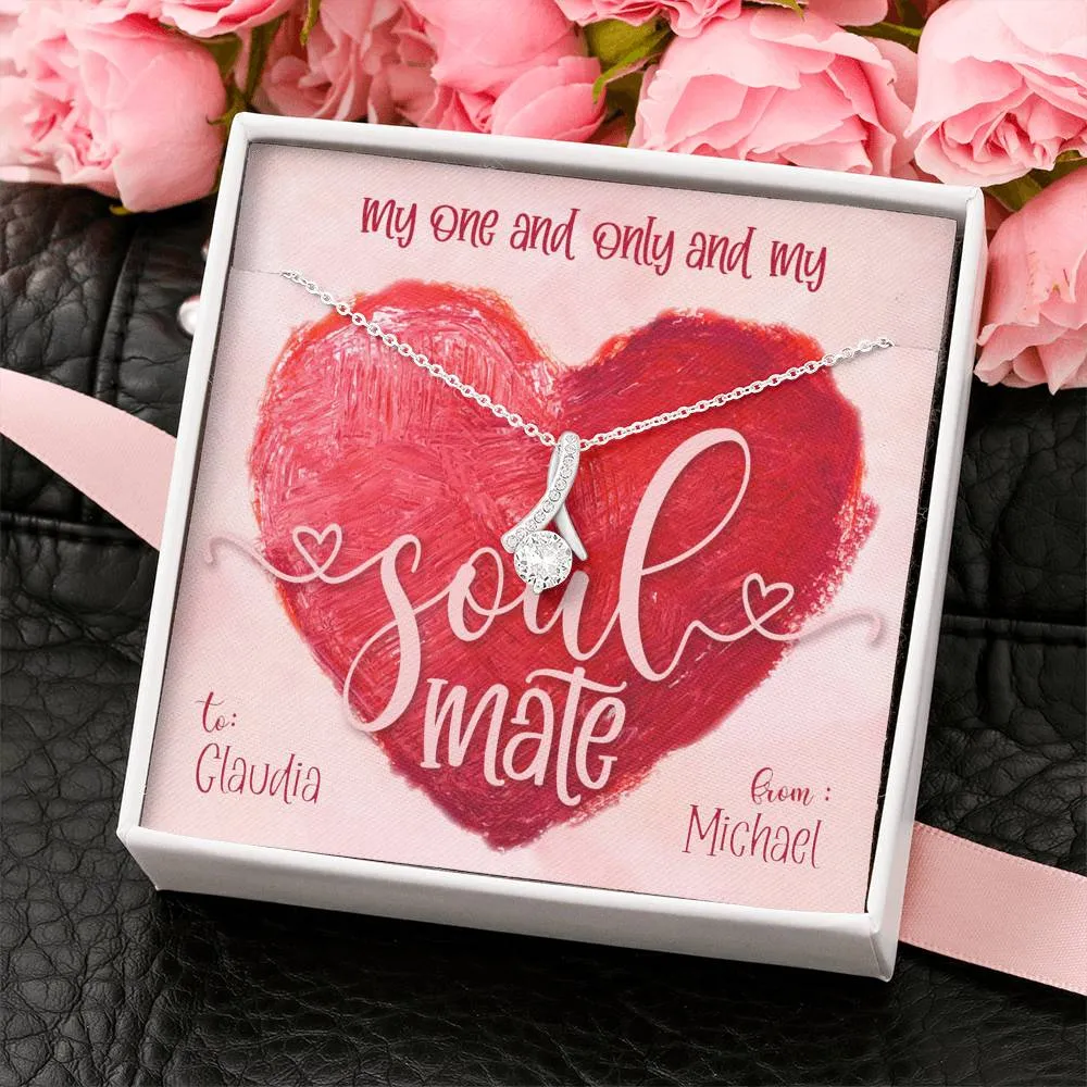 Personalized To My Soulmate Necklace - My One And Only