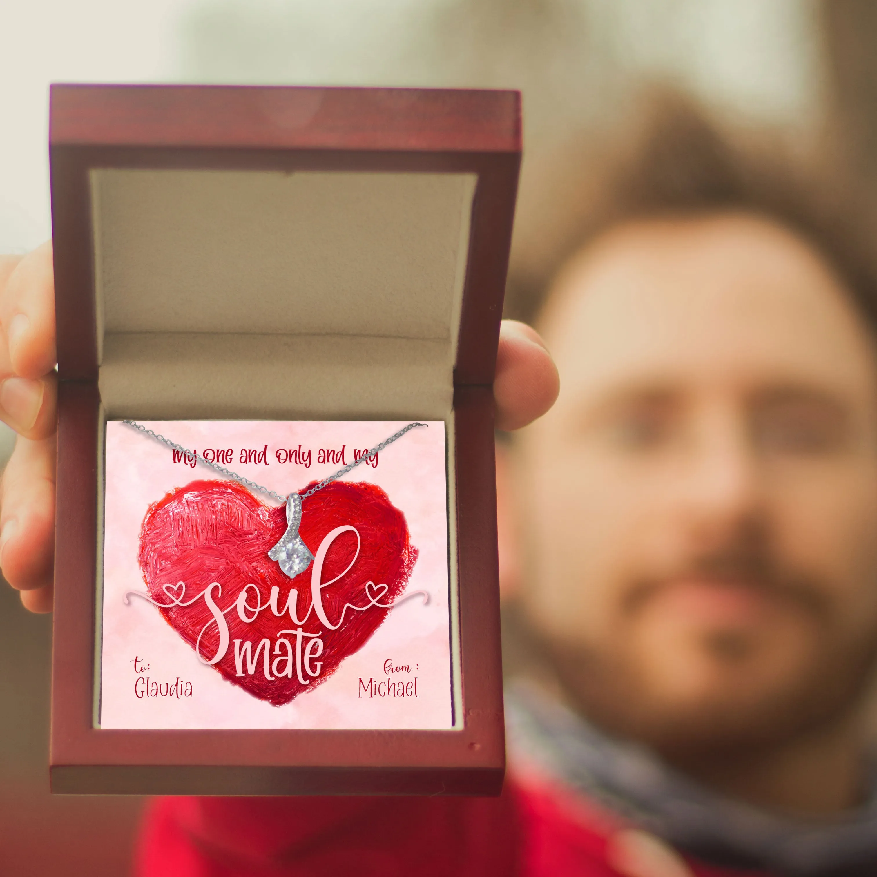 Personalized To My Soulmate Necklace - My One And Only