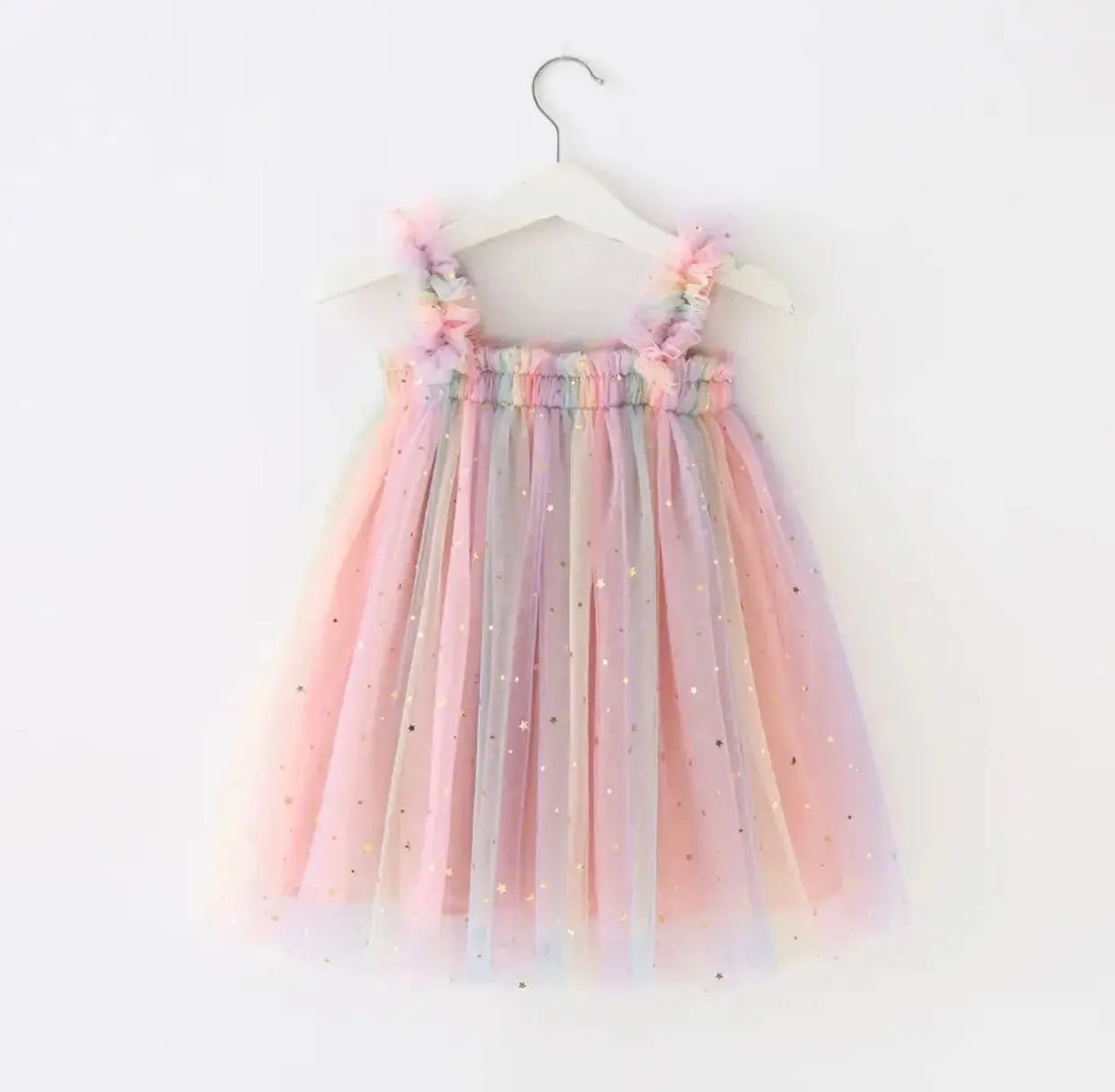 Petticoat Princess - Pink Rainbow Sparkle Dress