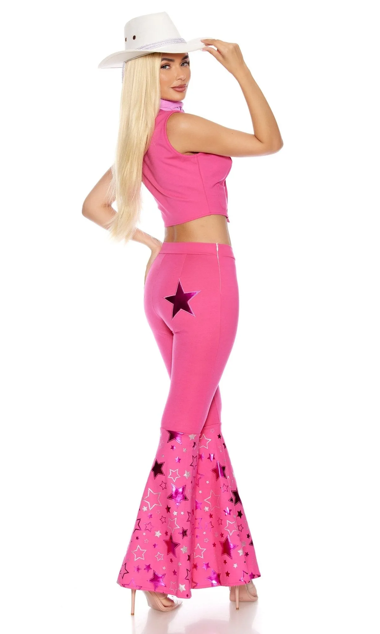 Pink Country Singer Doll Movie Character Costume