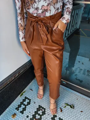 Pleather Boss Lady Pants