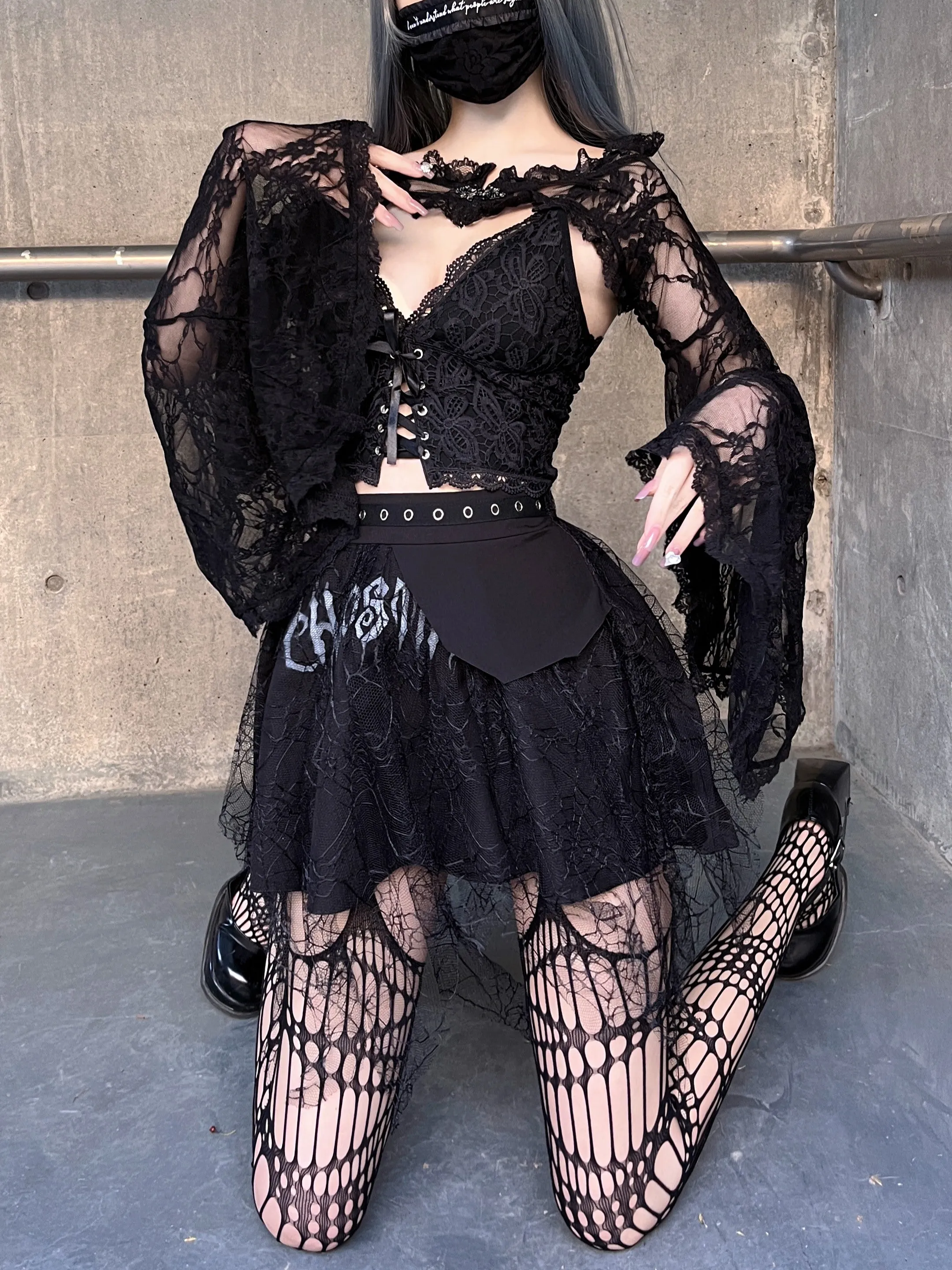 Punk lace shawl  KF70297