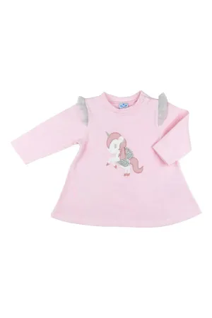 "Evie" Pink Unicorn Dress