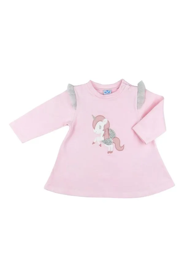 "Evie" Pink Unicorn Dress