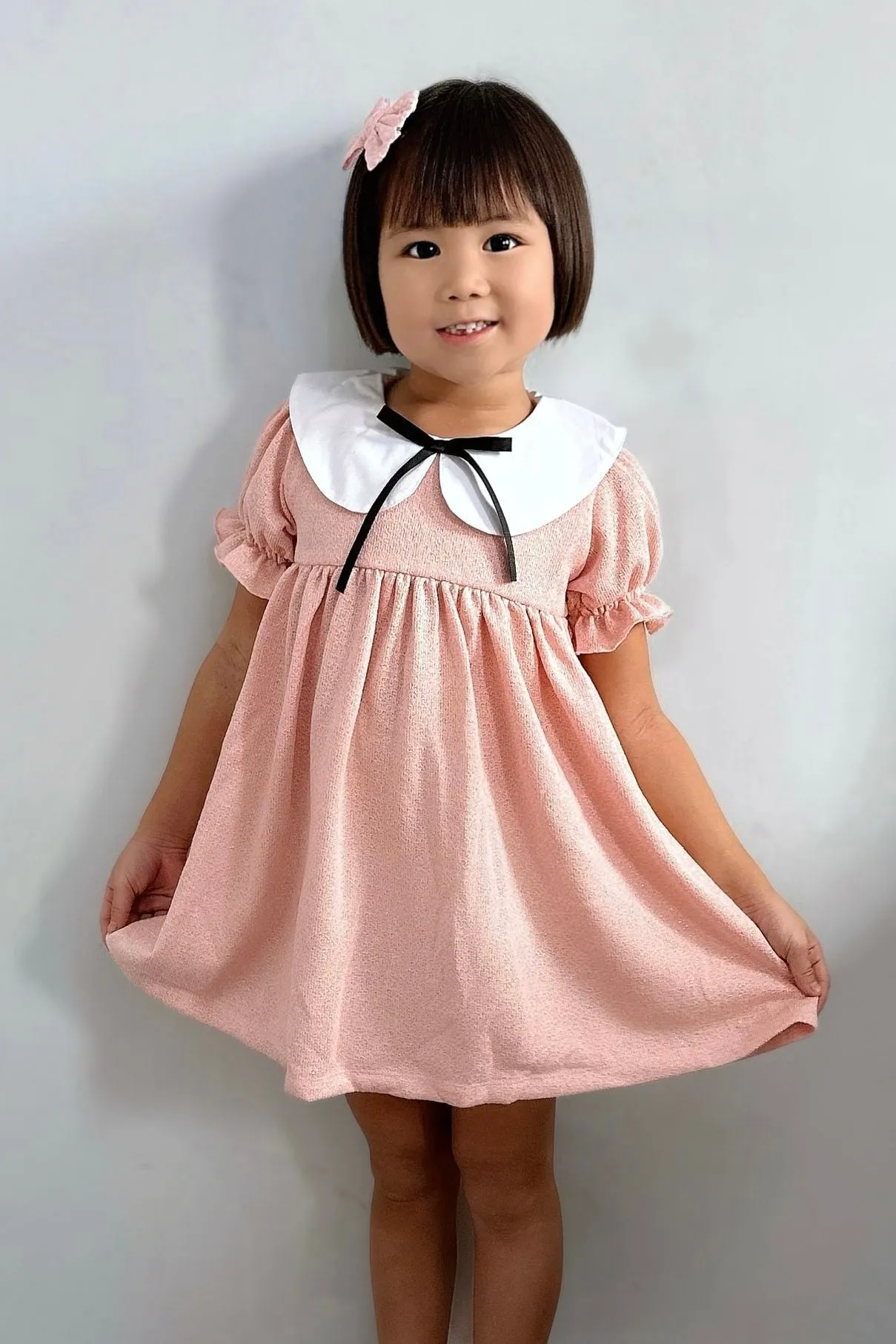 "Peony" Pink Sparkly Dress
