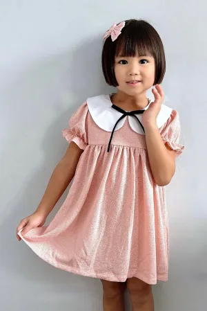 "Peony" Pink Sparkly Dress