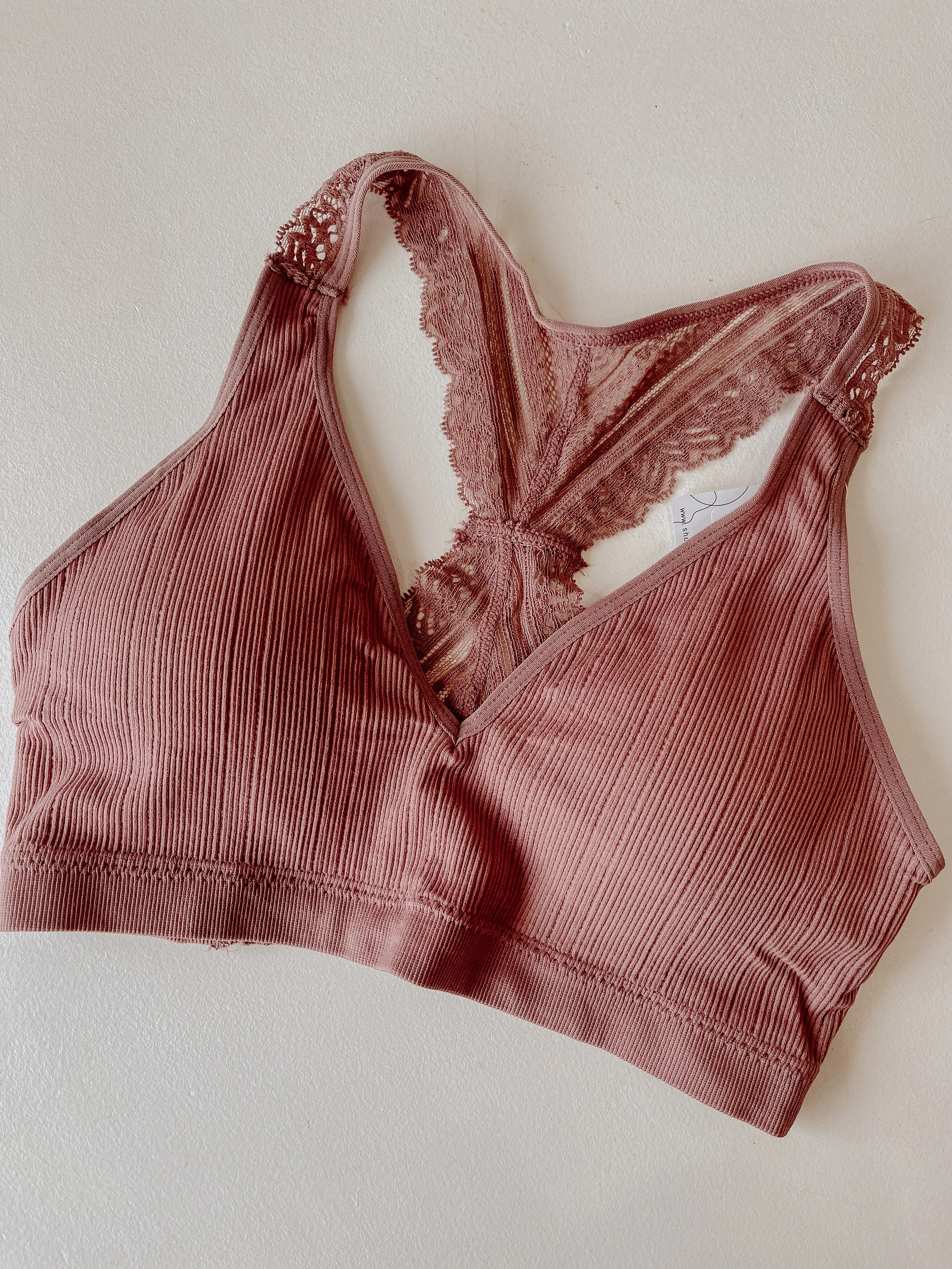 Racerback Lace Bralette