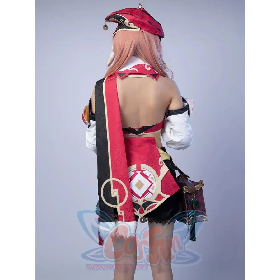 Ready to Ship Game Genshin Impact Yanfei Cosplay Costume Jacquard Version C00480 AA