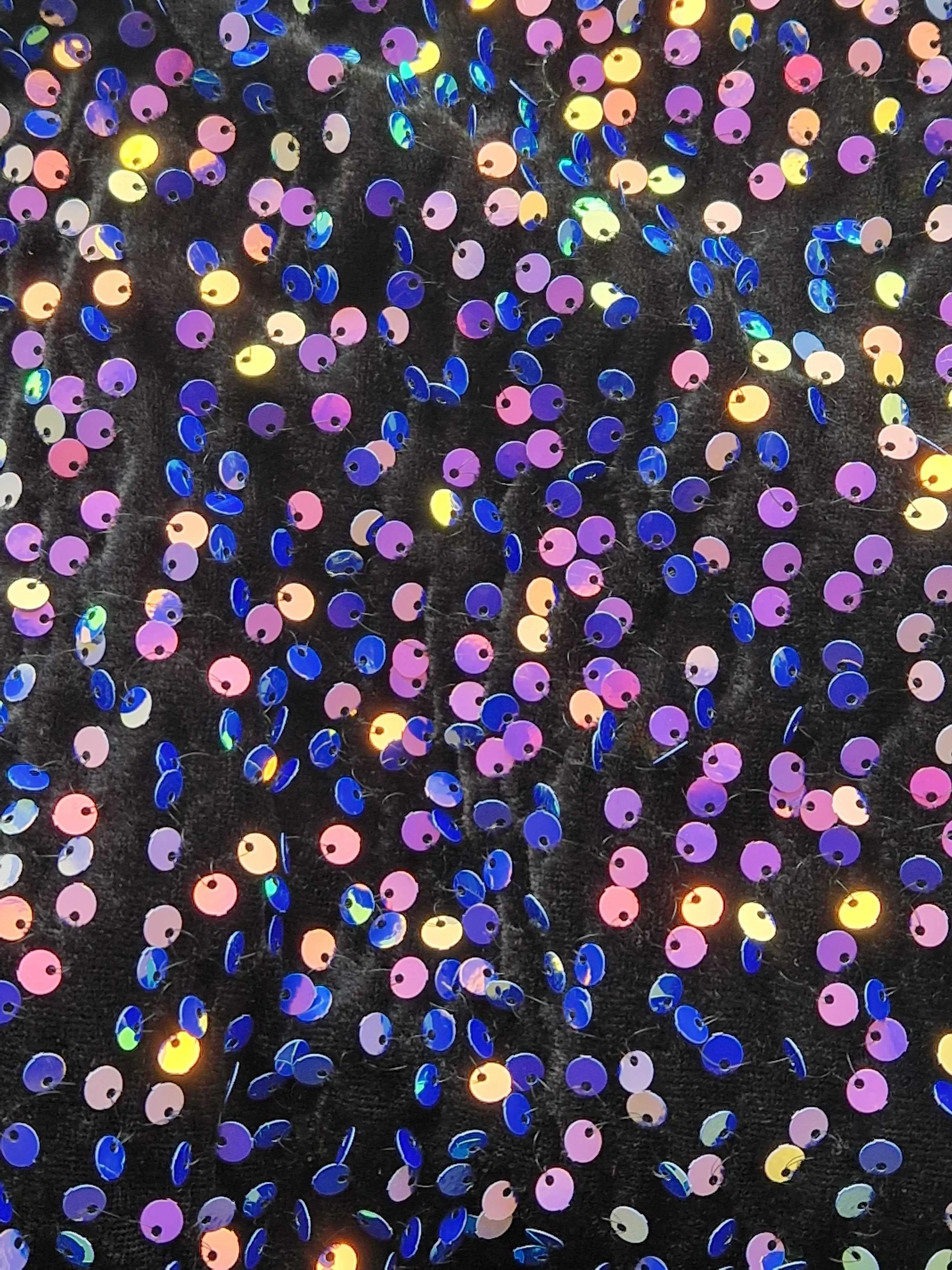 Rolling Vento Top - Iridescent Midnight Sequin