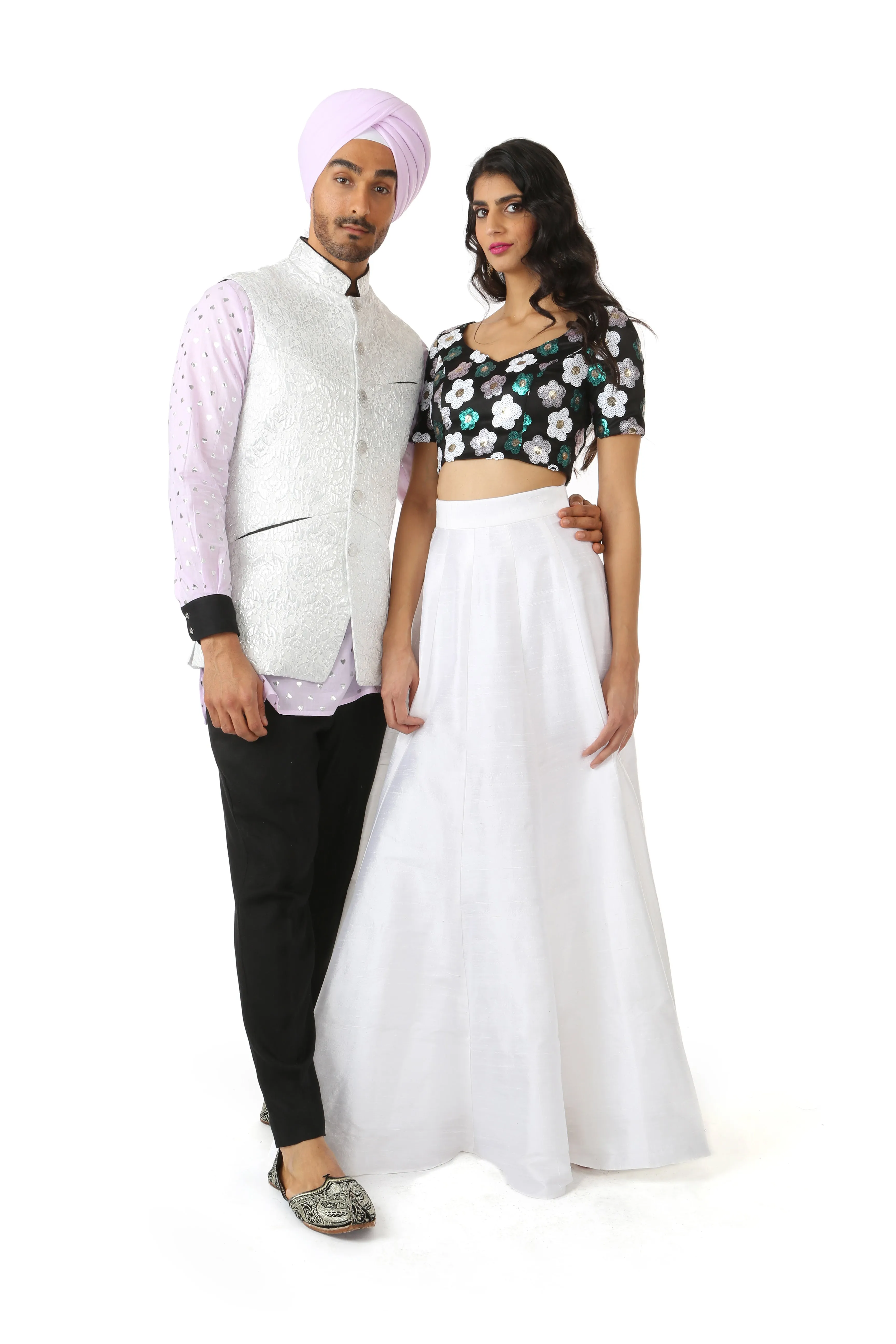 SANYA Sequin Daisy Top