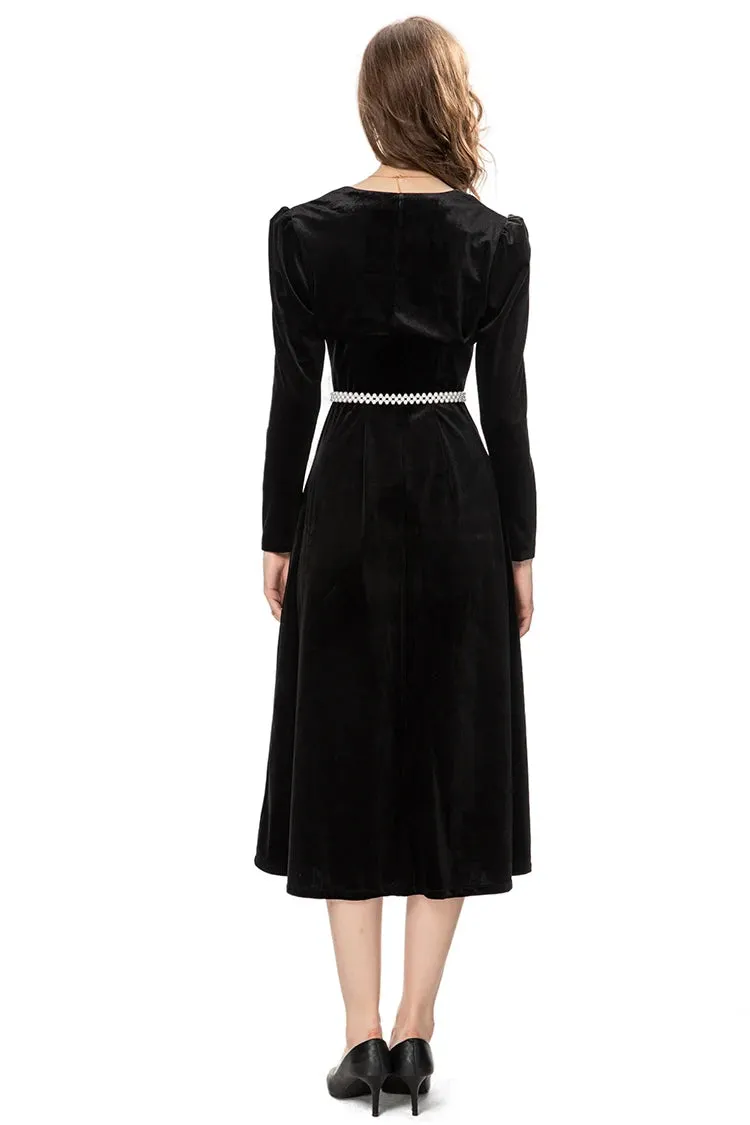 Sarai Velvet Dress Short Coats 2 Piece Set