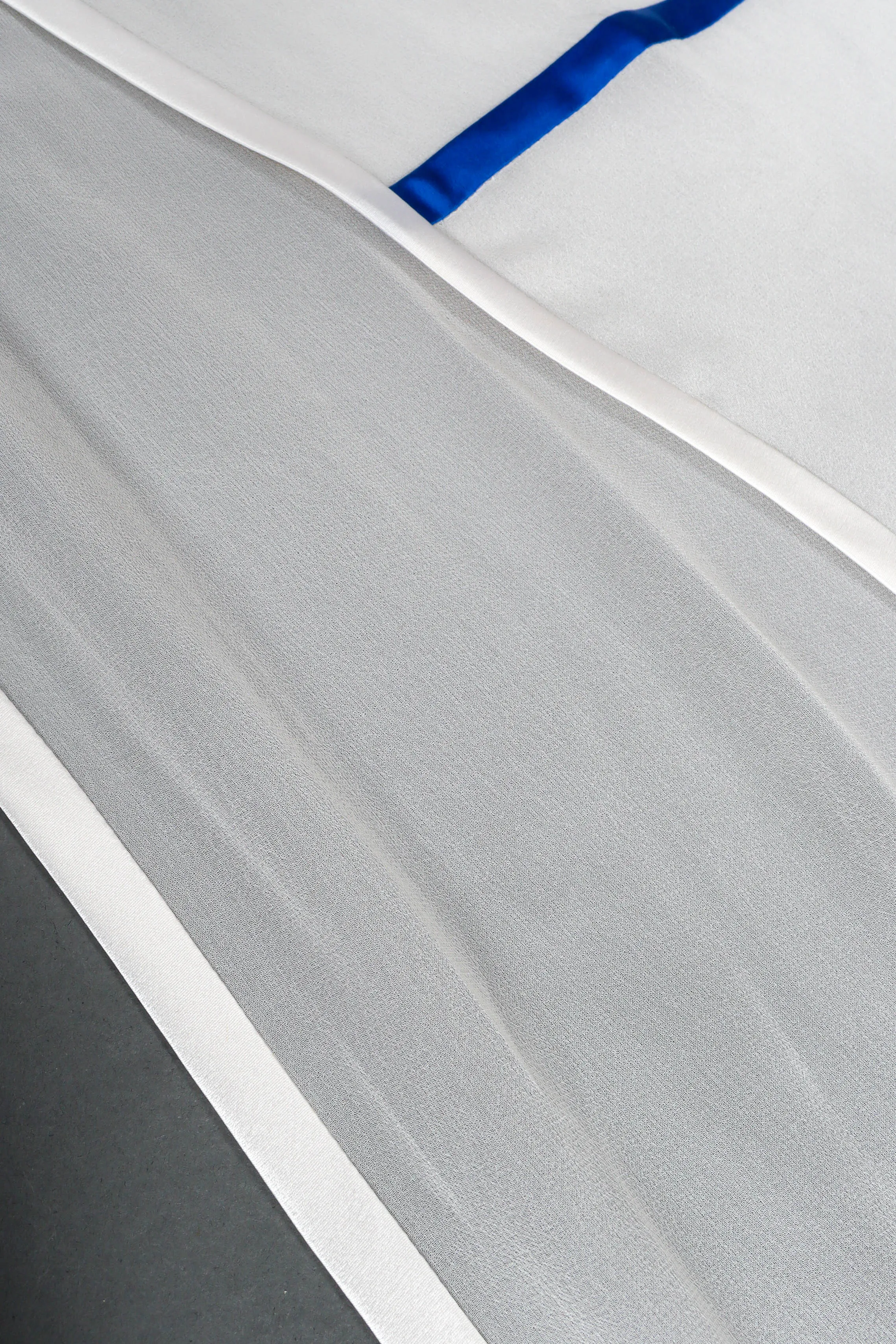 Satin Ribbon Stripe Panel Dress