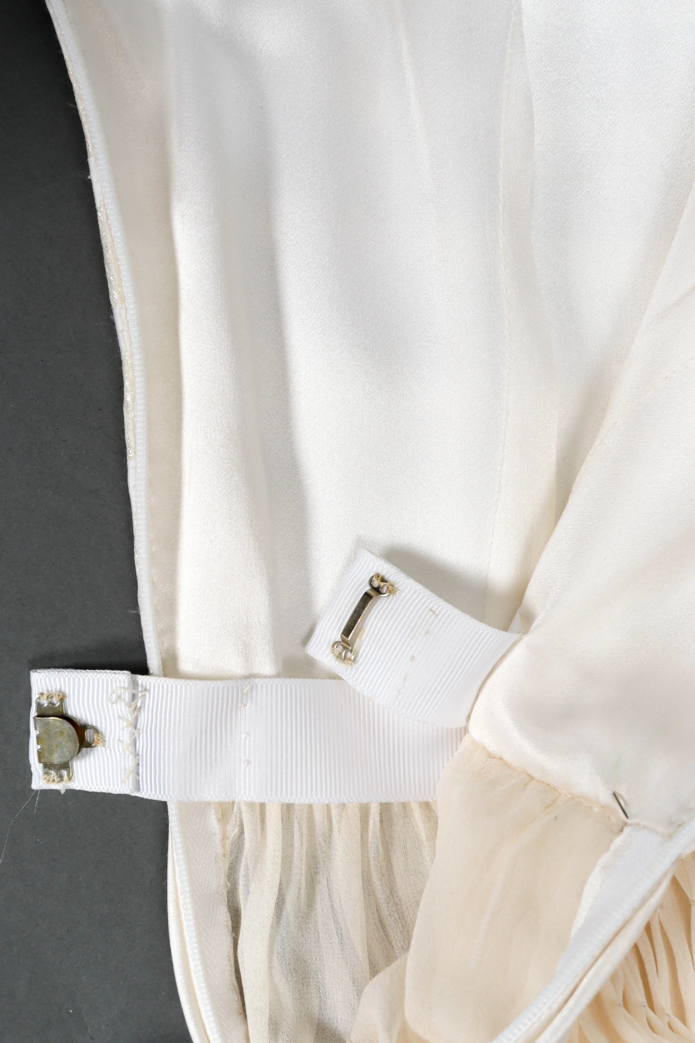 Satin Ribbon Stripe Panel Dress