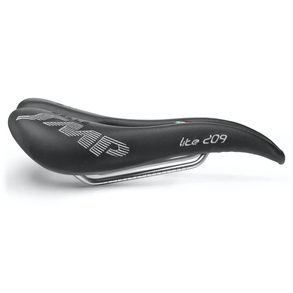 Selle SMP Lite 209 Saddle - CroMo Rails - Black