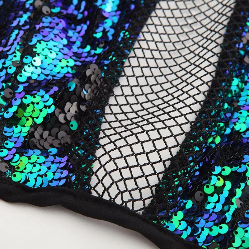 Sexy Halter Sequined Top