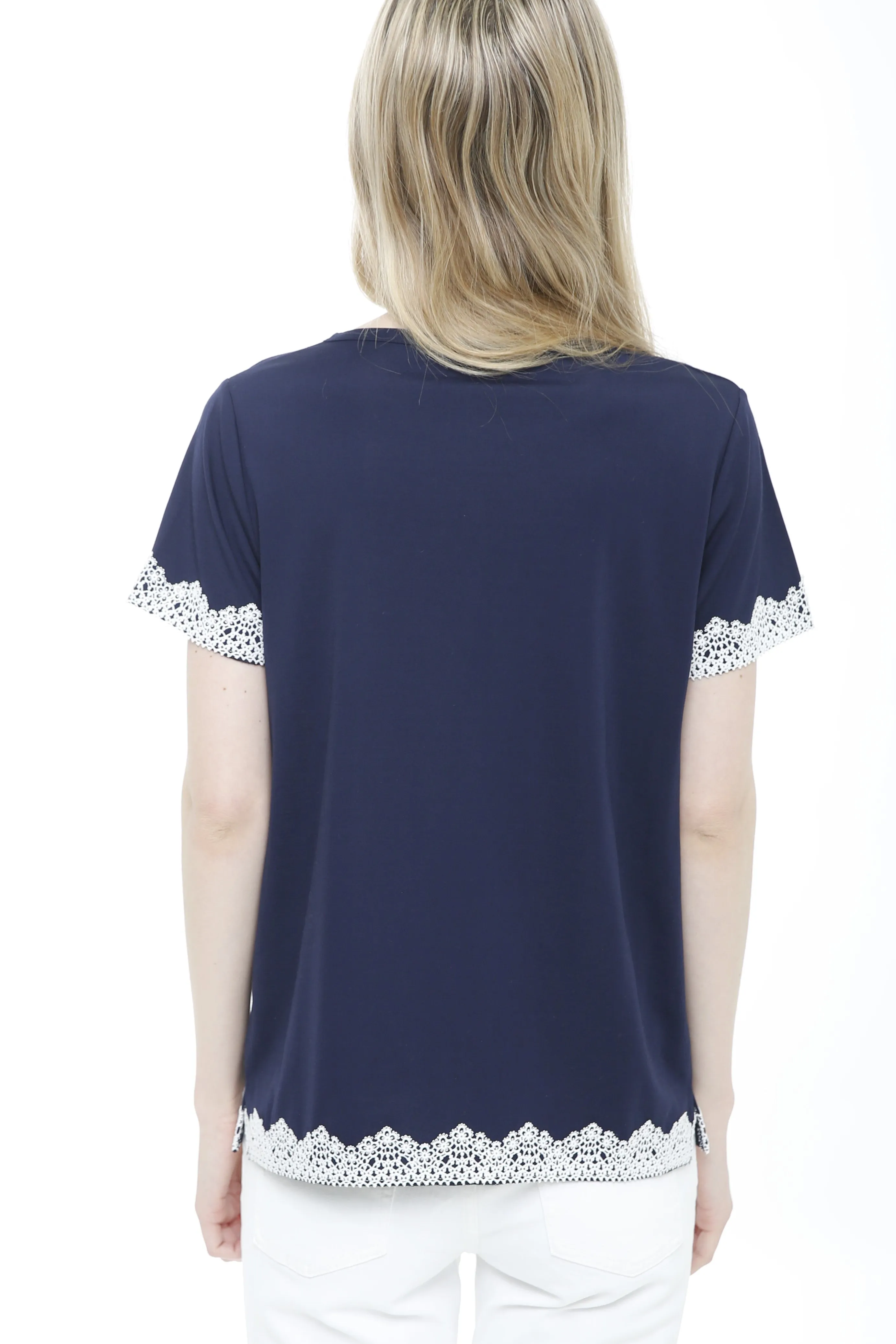 Short sleeve T-Shirt with Lace