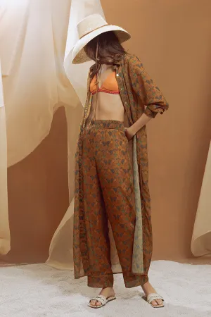 Silk Slouchy Pants