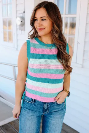 Skye Side Tie Sweater Top