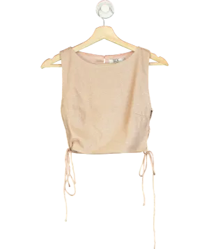 SLA the label Pink Lou Lace Side Top UK S